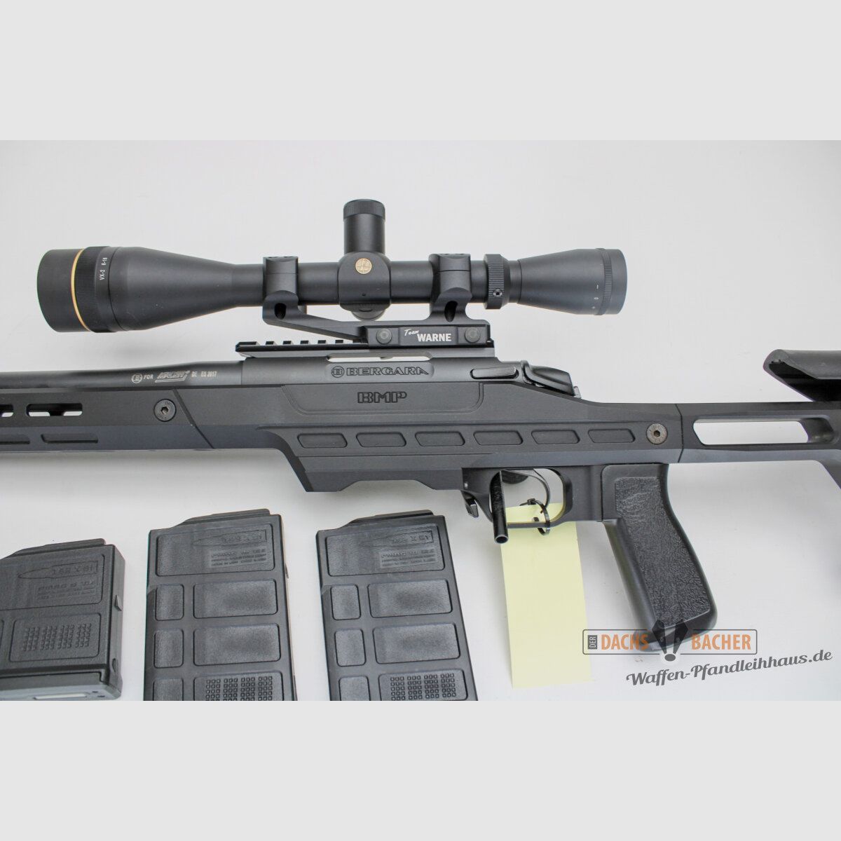 Rep. rifle Bergara B14 BMP Varmint cal. .308 Win con Leupold VX-2 6-18x40
