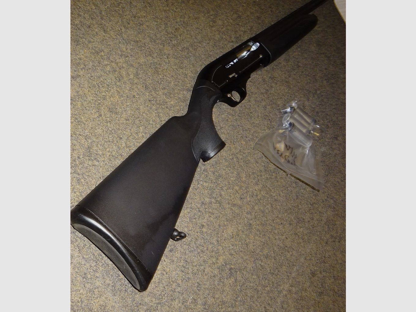 SL shotgun Mercury "Hunting Light" synthetic, Cal.12/76, 69cm barrel, +interchangeable chokes, like new
