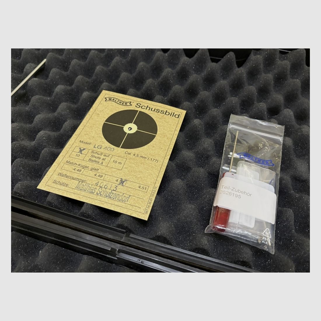 Walther LG 400 Alutec Wettkampf Senior Auflage