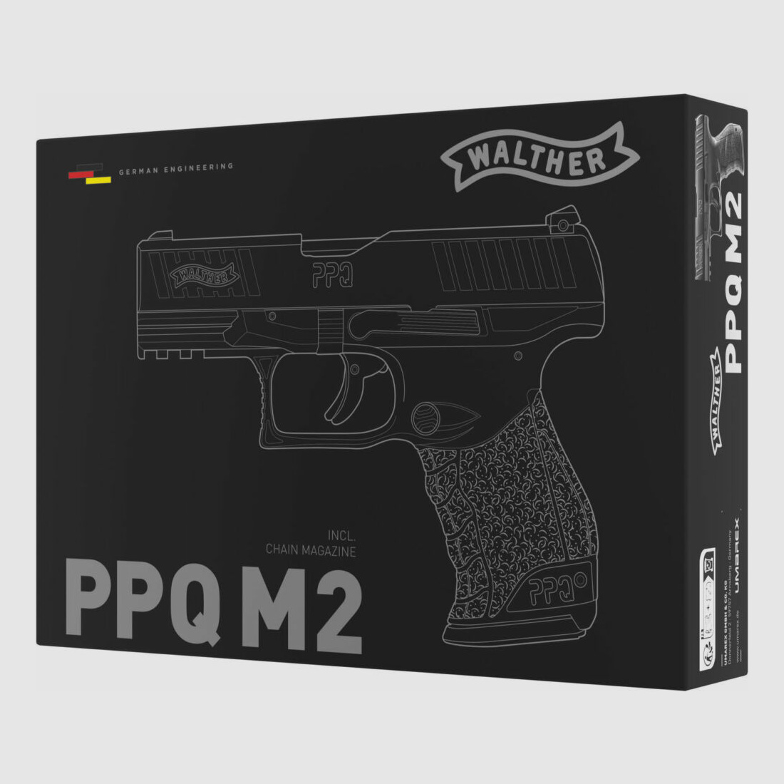 Umarex Walther PPQ M2 4,5mm (.177), Diabolo, CO2
