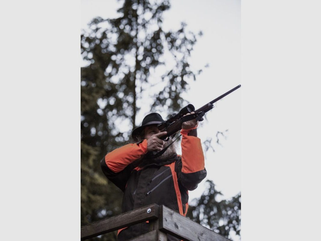 Northern Hunting Herren Drückjagdjacke Thor Gunnar Grün-Orange