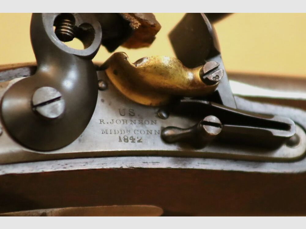US - Johnson Steinschlosspistole Modell 1836 .54