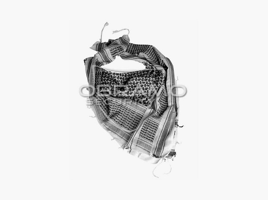 Écharpe Shemagh Blanc/Noir