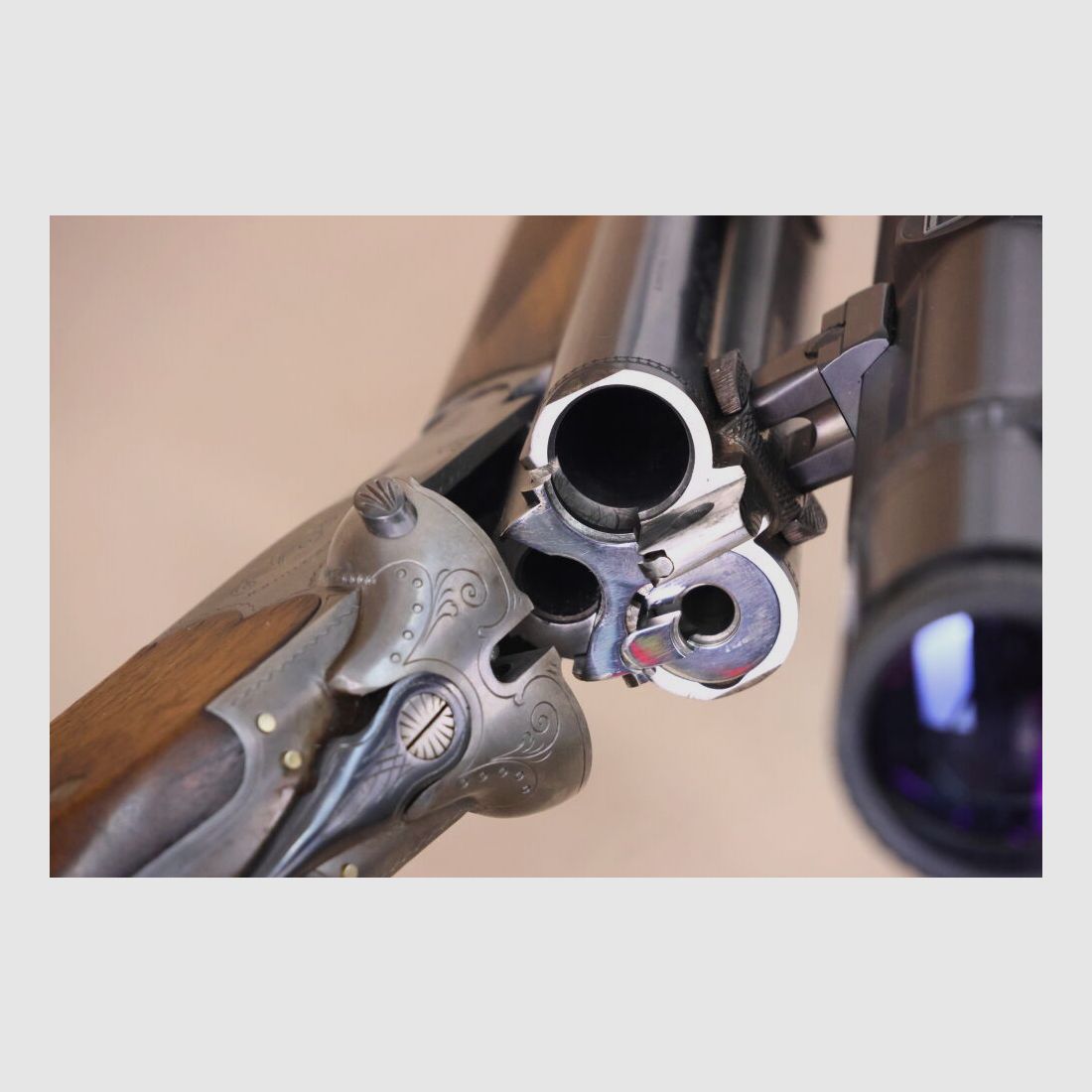 Sauer & Sohn Drilling // mit mündungslangem EL in .22 Hornet! // ZEISS Diavari ZM