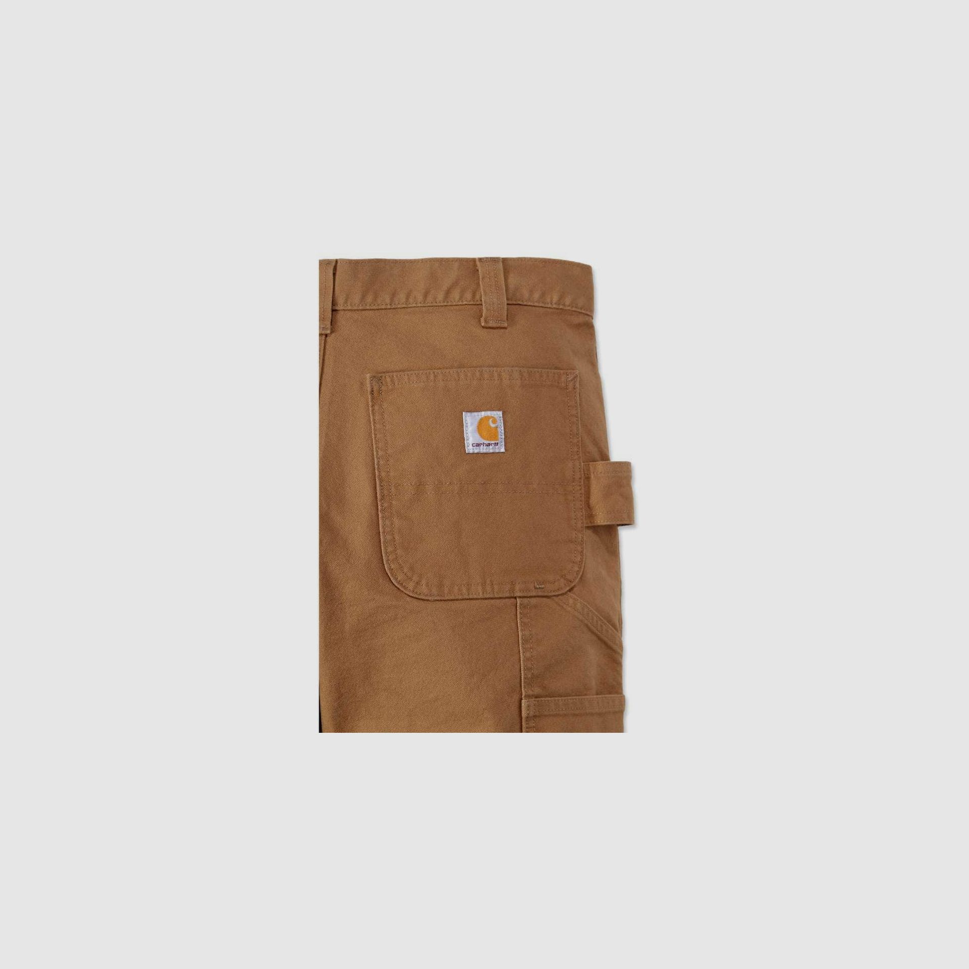 Carhartt Rugged Flex® Straight Fit Duck Double-Front Utility Work Pant, Carhartt Brown - 32/32