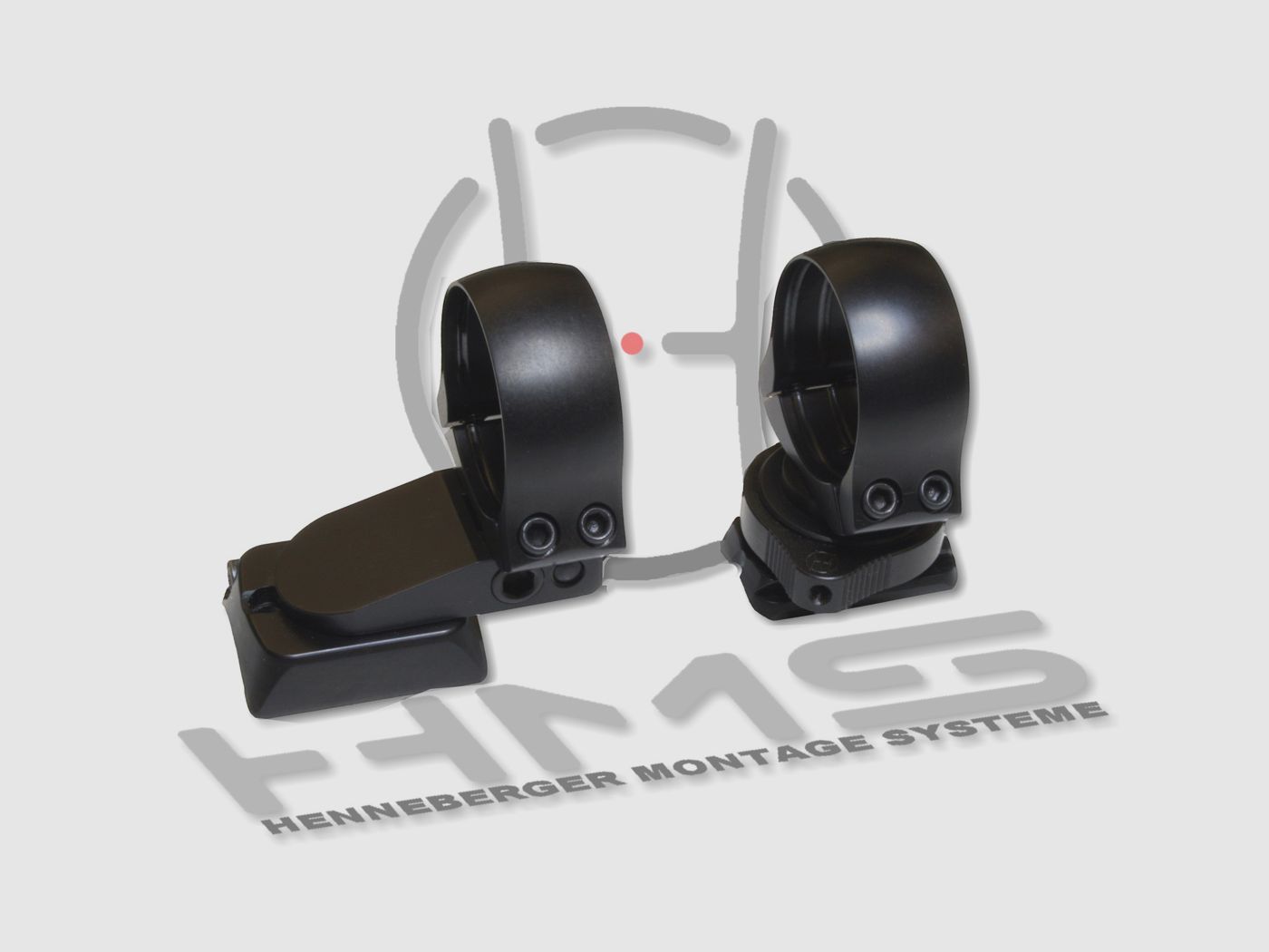 Montaggio girevole Henneberger Steyr Classic per cannocchiali con Zeiss VM/ZM - BH=17mm - KR=16mm