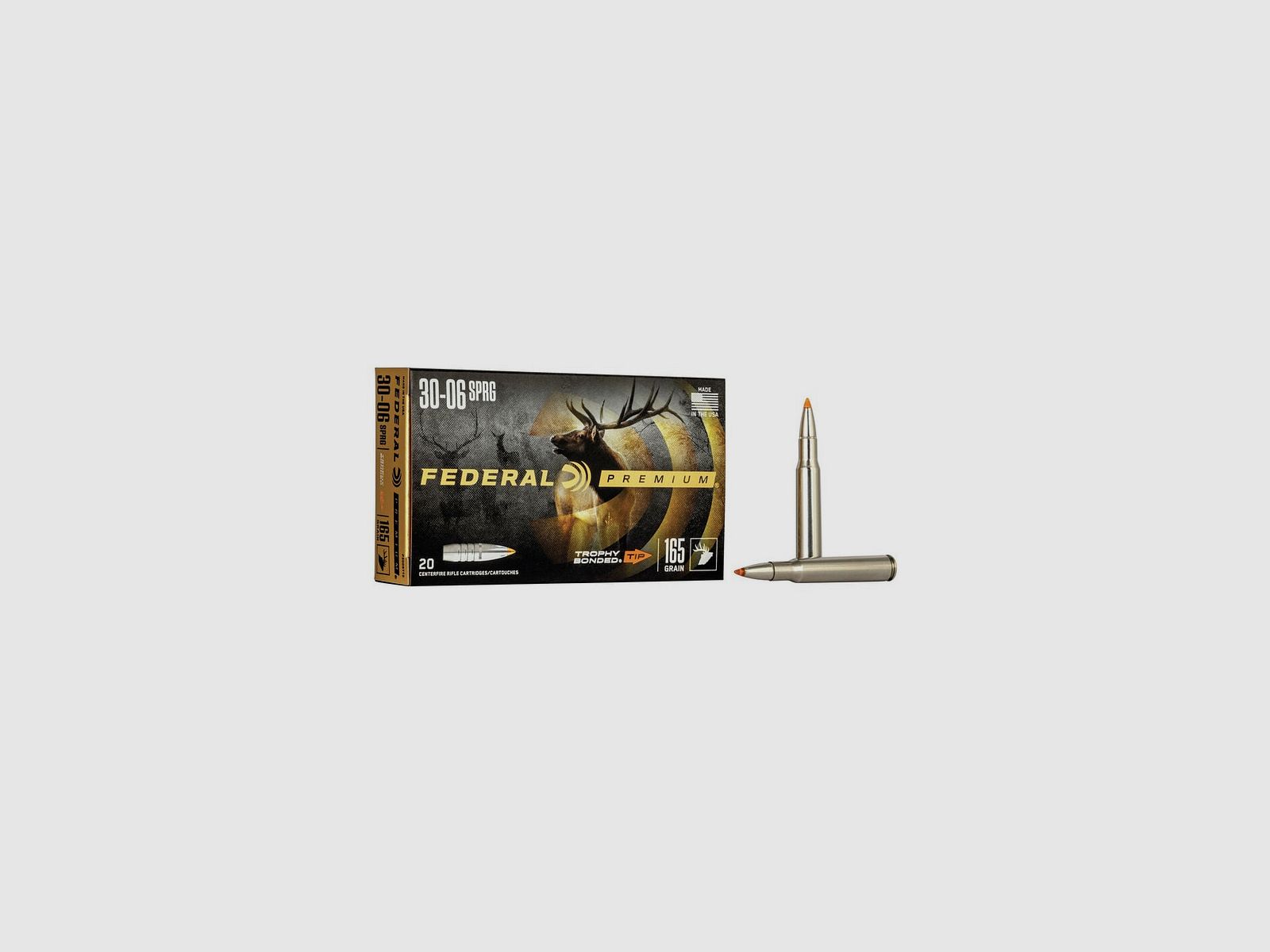 FEDERAL Trophy Bonded Tip – 30-06 – 165 grains