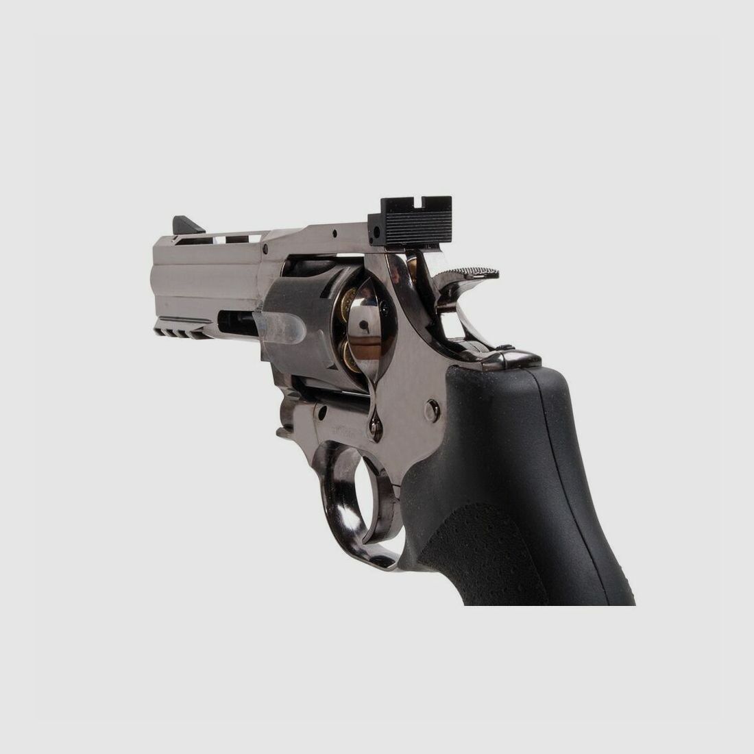 Dan Wesson 715 4" Silver 4.5mm BB Air Pressure Co2