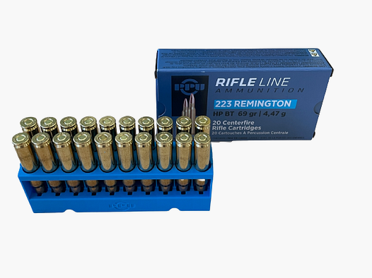 PPU .223 Rem 69 GR. HPBT 20 St.