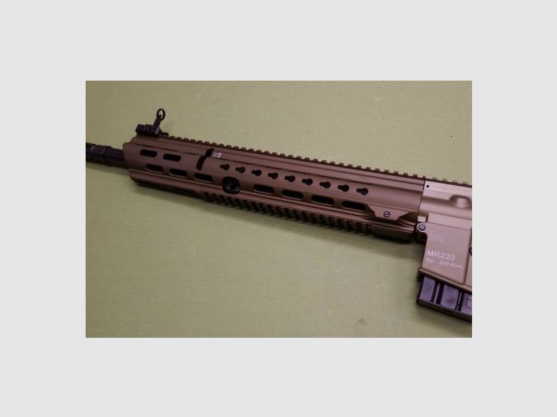 Heckler & Koch MR 223 A3 sandfarben 16,5 Kaliber .223 Remington Selbstladebüchse AR15 MR223, Bild 3 von 6
