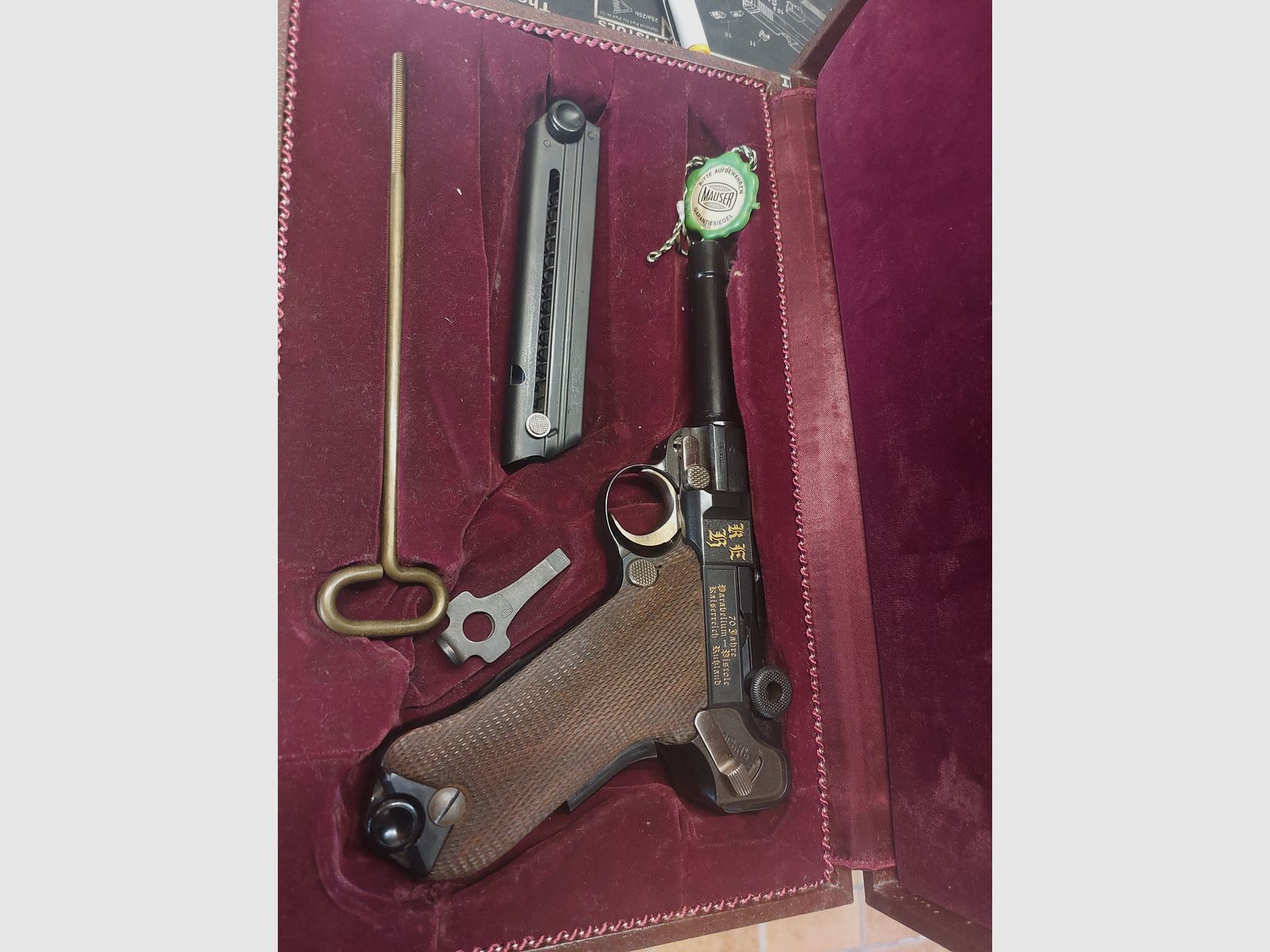 Mauser 08 special model 70 years Parabellum