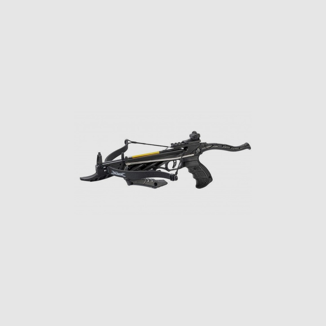 Pistolenarmbrust "ALLIGATOR I" Schwarz 80 lbs / 35kg mit Selbstspannmechanismus