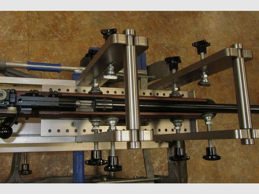 Briol stalowy stół strzelecki do testów amunicji, określanie grupy, .22 LR