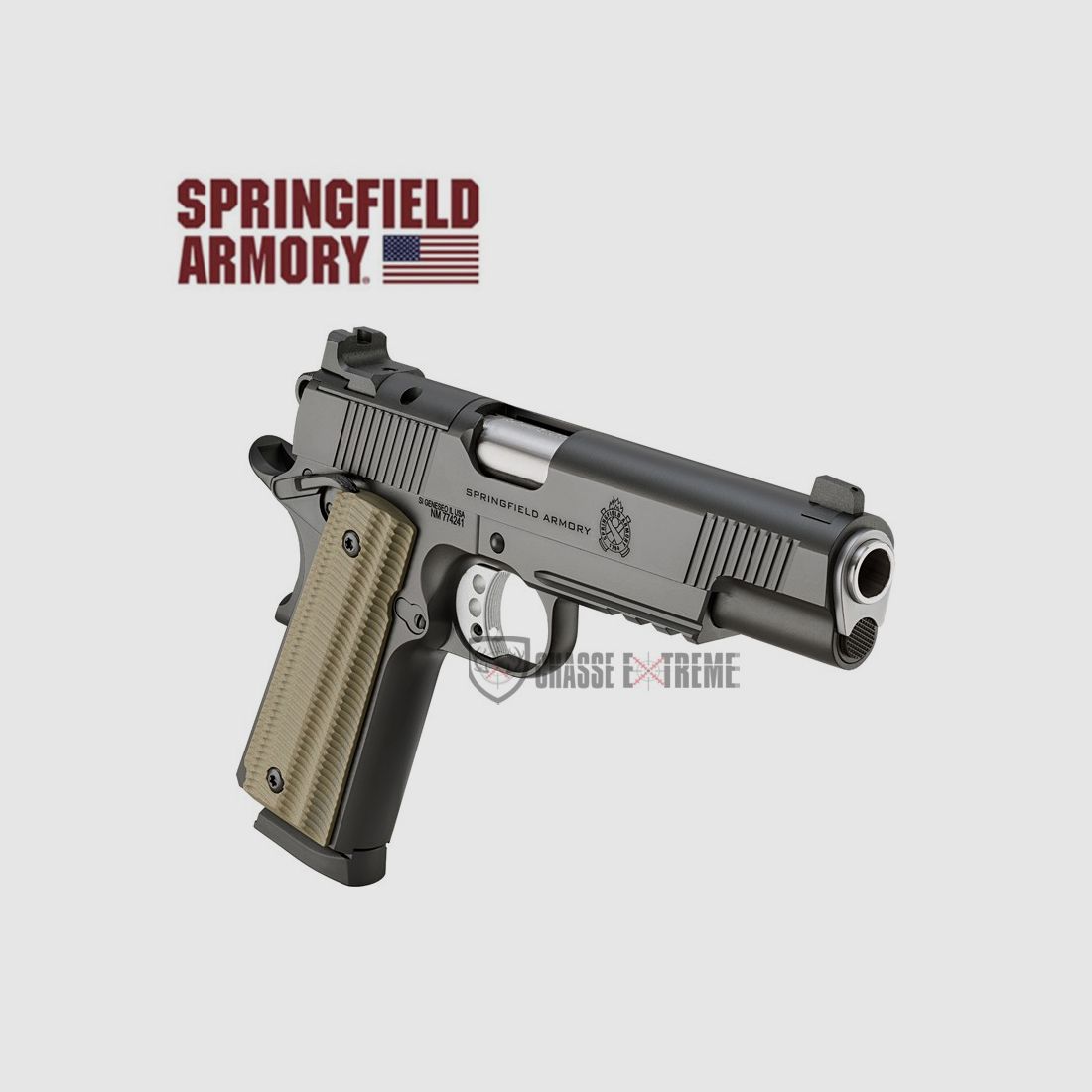 Pistool SPRINGFIELD ARMORY 1911 Operator AOS Cerakote Kal. 45Acp 5", afbeelding 5 van 5