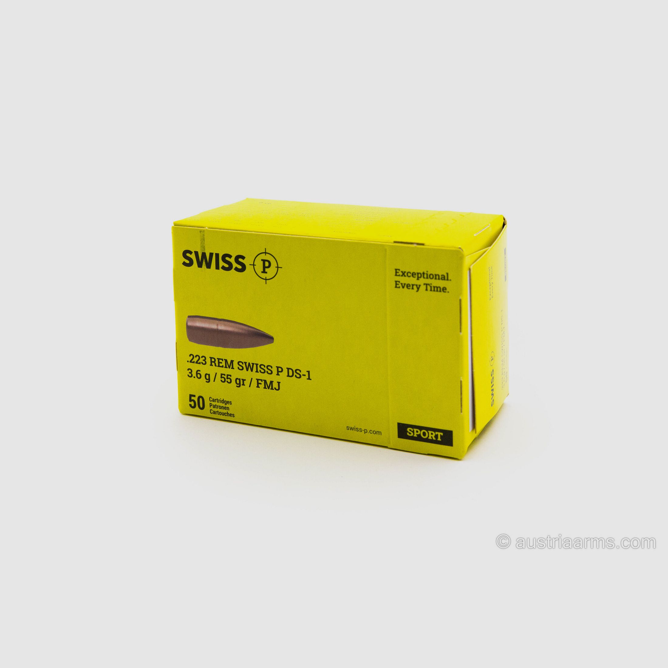 Ruag SWISS P .223 Rem. DS-1 FMJ