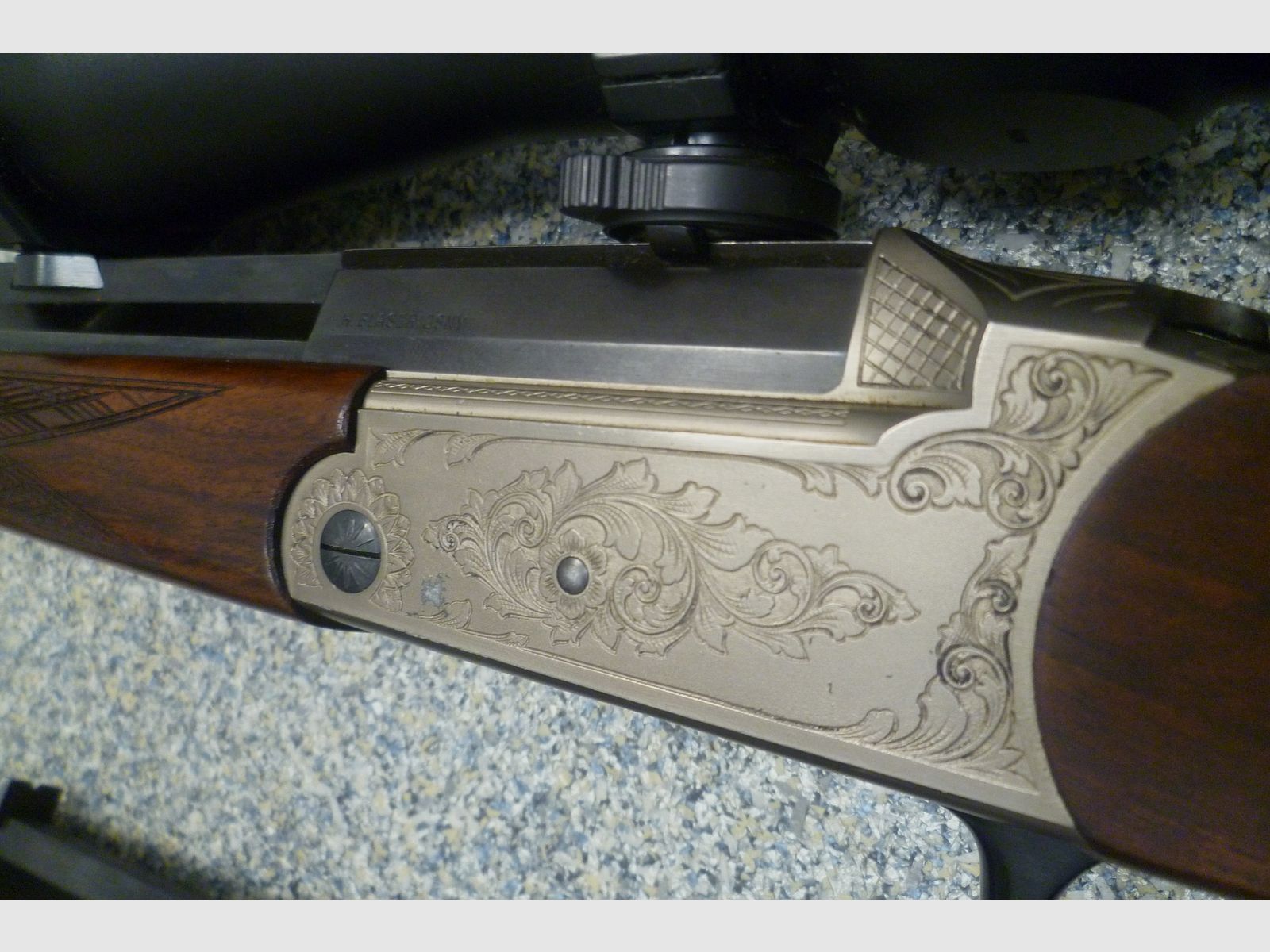 Blaser Kipplaufbüchse K770 5,6x50R Magnum mit Austauschlauf K77 8x68S