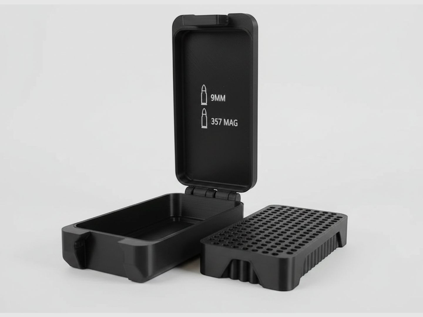 Filamelt Munitionsbox / 22 LR - .22 LFB / 'Klapp- / Rastdeckel' / Patronenbox, Ammo Box