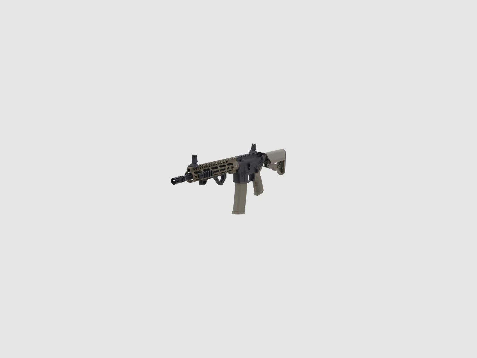 SA M4 Carbine M-LOK (SA-P20 PRIME™ Aster II ETU BLDC™) Rifle Airsoft Libre a partir de 18 - Negro/Oliva -F-