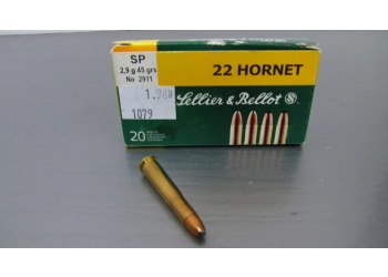 S&B .22 Hornet SP munitie