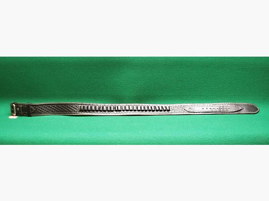 Custom Made Leder - Gürtel, schwarz, Breite: 6cm