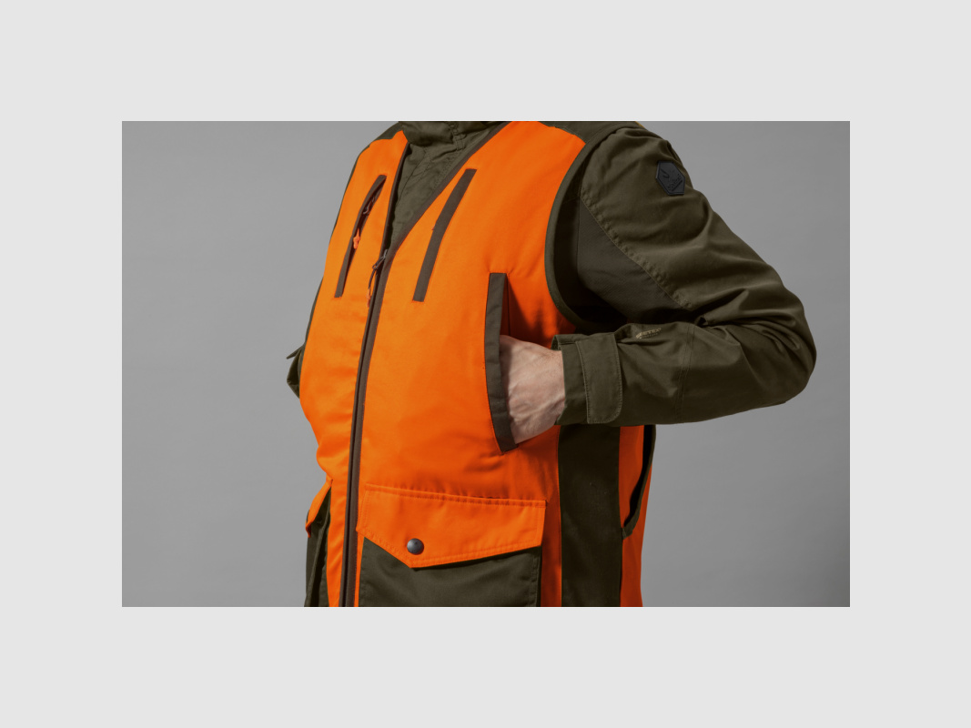 Seeland Herren Weste Travo Hi-vis orange