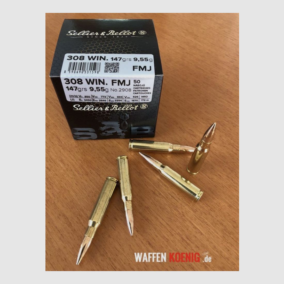 Sellier&Bell0t .308 Win. FMJ