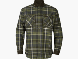 Härkila Pajala long-sleeved shirt – olive check