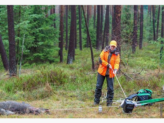 Portable Winch PCW3000-Li Forestry Complete Set – 2 Batteries & Accessories