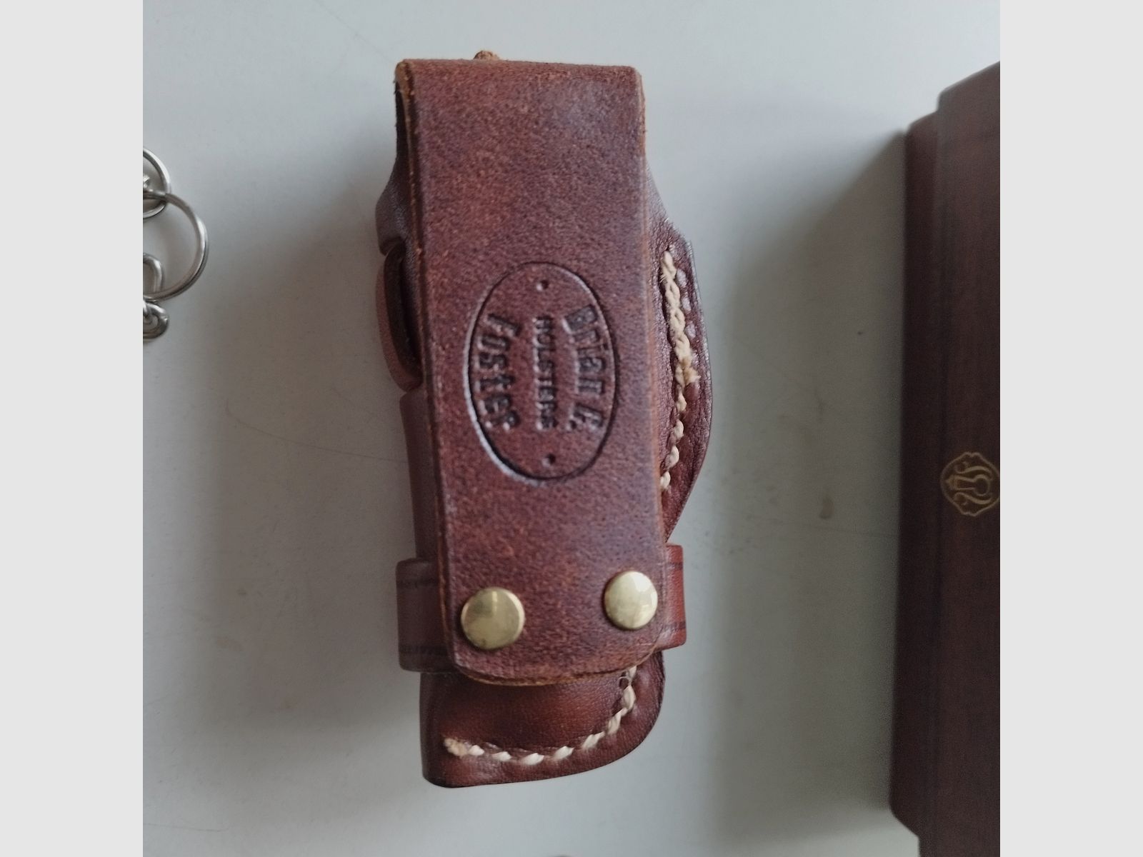 Wunderschöner RÖHM Little Joe - SRS-Revolver 6mm FLOB.PL. mit Gürtelschließe & Holster & Zubehör in OVP - Sammlerstück PTB