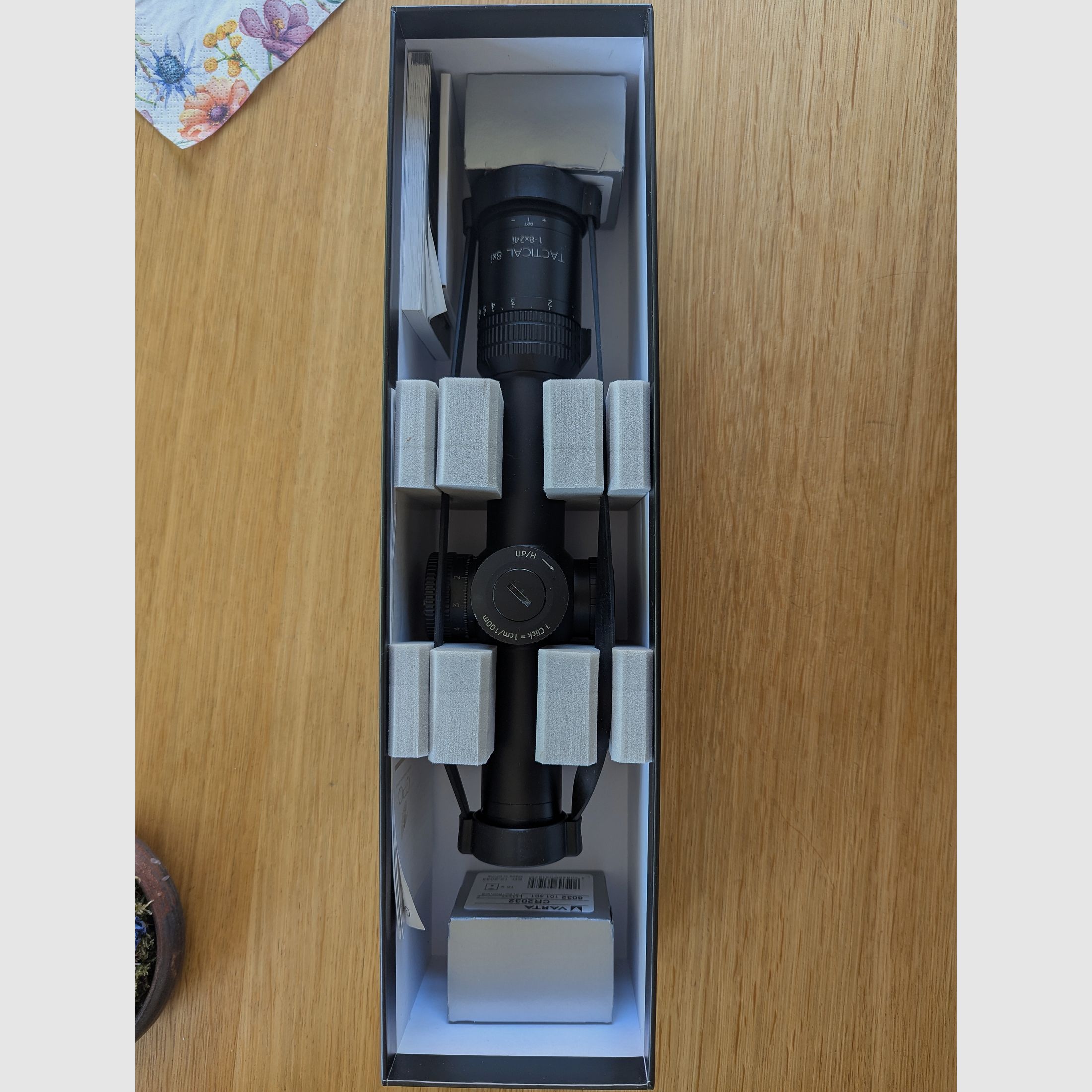 GPO TAC 1-8x24i FFP – LPVO für Jäger und Sportschützen, robust, Nachsatz-tauglich, 1. BE, top Glas