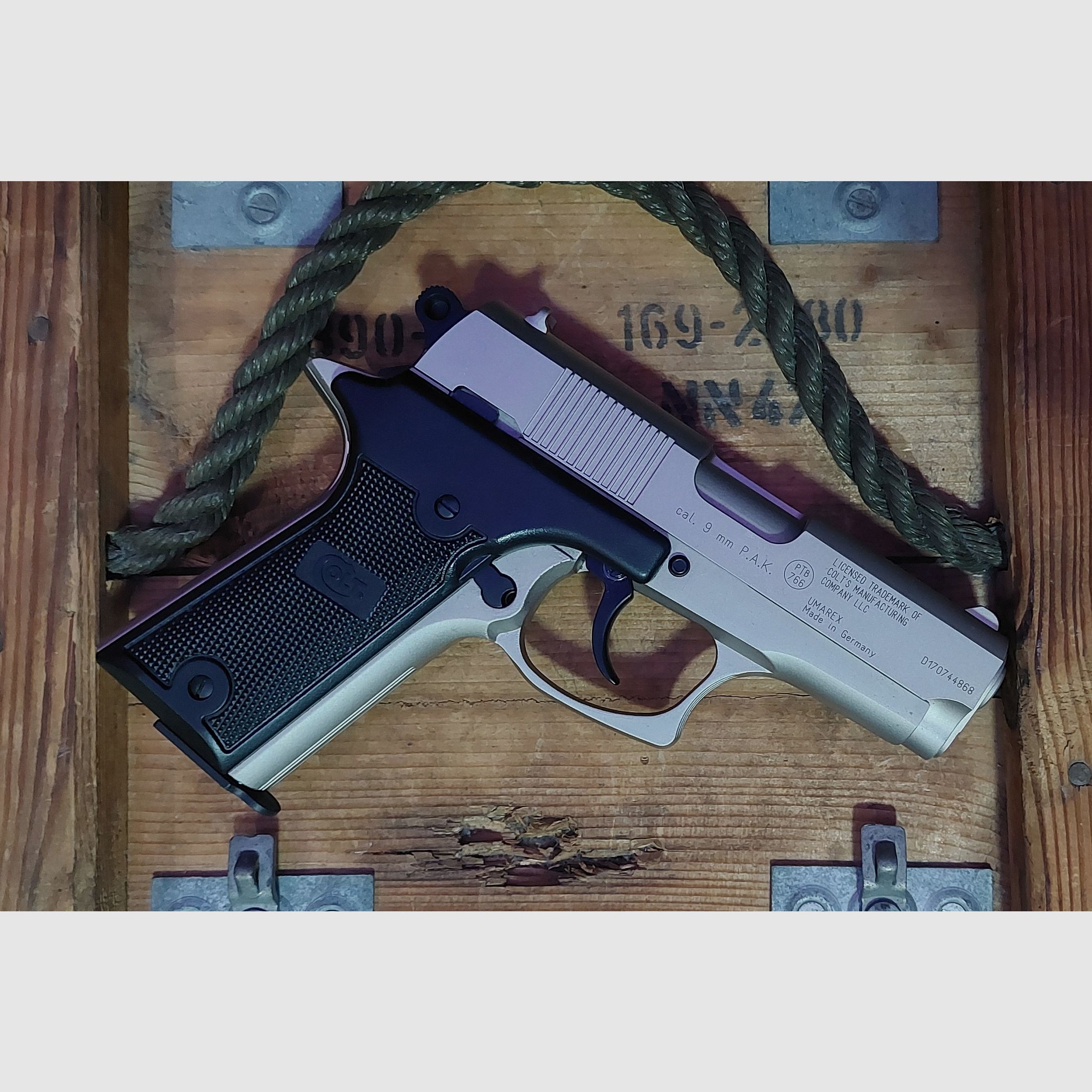 COLT Double Eagle - cromo mate - 9 mm P.A.K (PTB 766) Schreckschuss