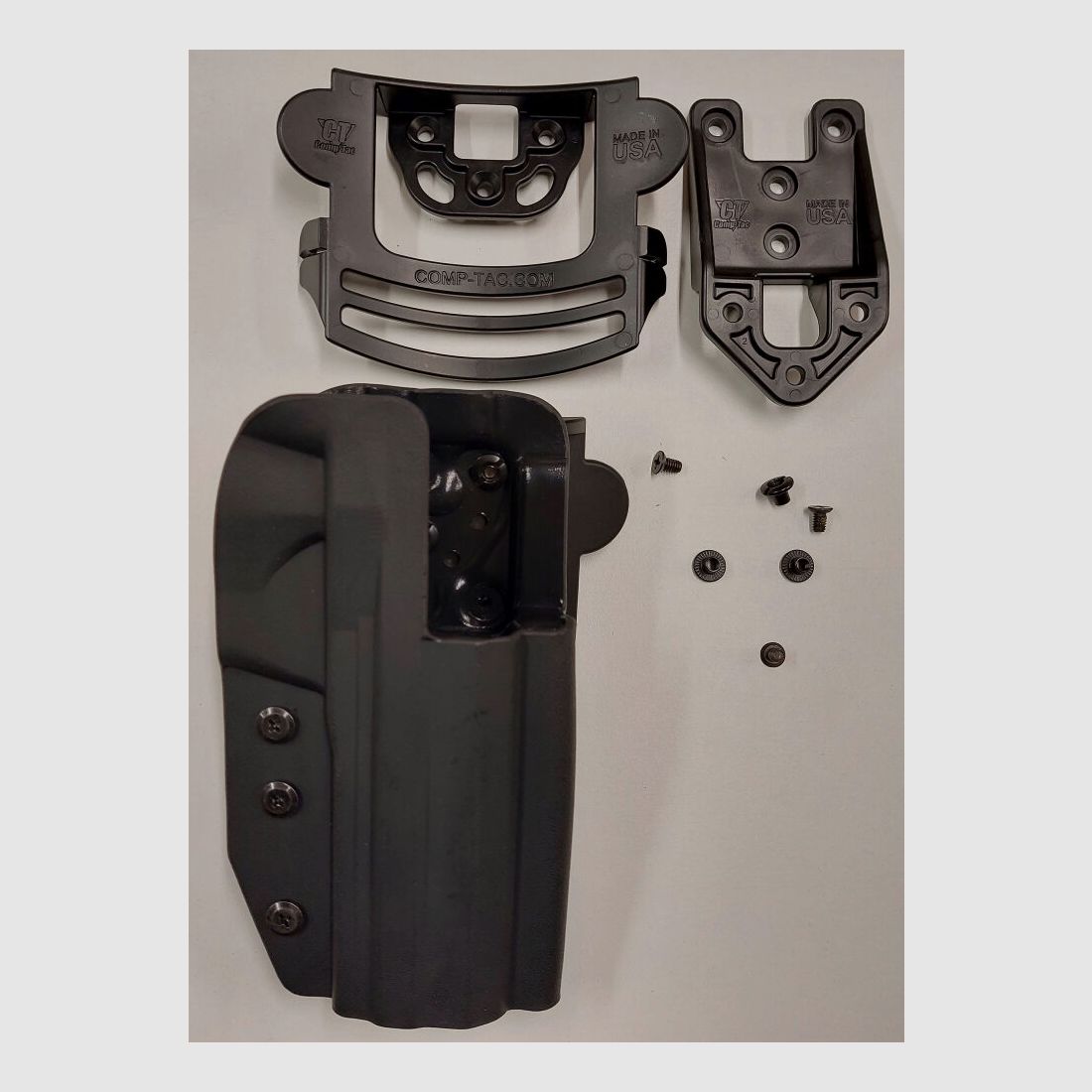 COMP-TAC HK SFP9L COMP-TAC International KYDEX Holster rechts schwarz (Gürtel, Paddel, Drop Offset)