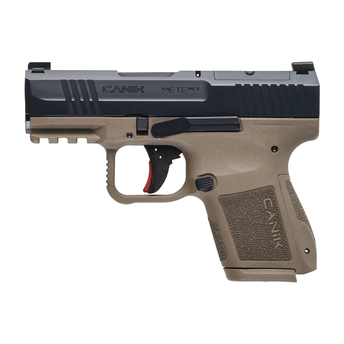 Pistolet Canik METE MC9 kal.9×19 czarny/FDE Dual, zdjęcie 2 z 3