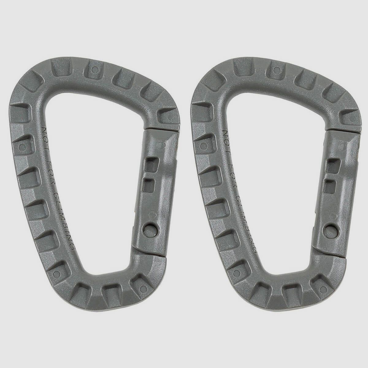 MFH Carabiner Plastic, 2-Pack - Foliage