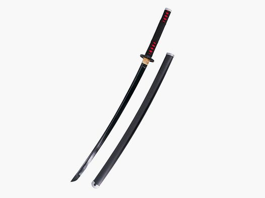 KATANA FUNCIONAL DEMON SLAYER KAMADO TANJIROU | LAMA ACCIAIO AL CARBONIO | REPLICA NON UFFICIALE