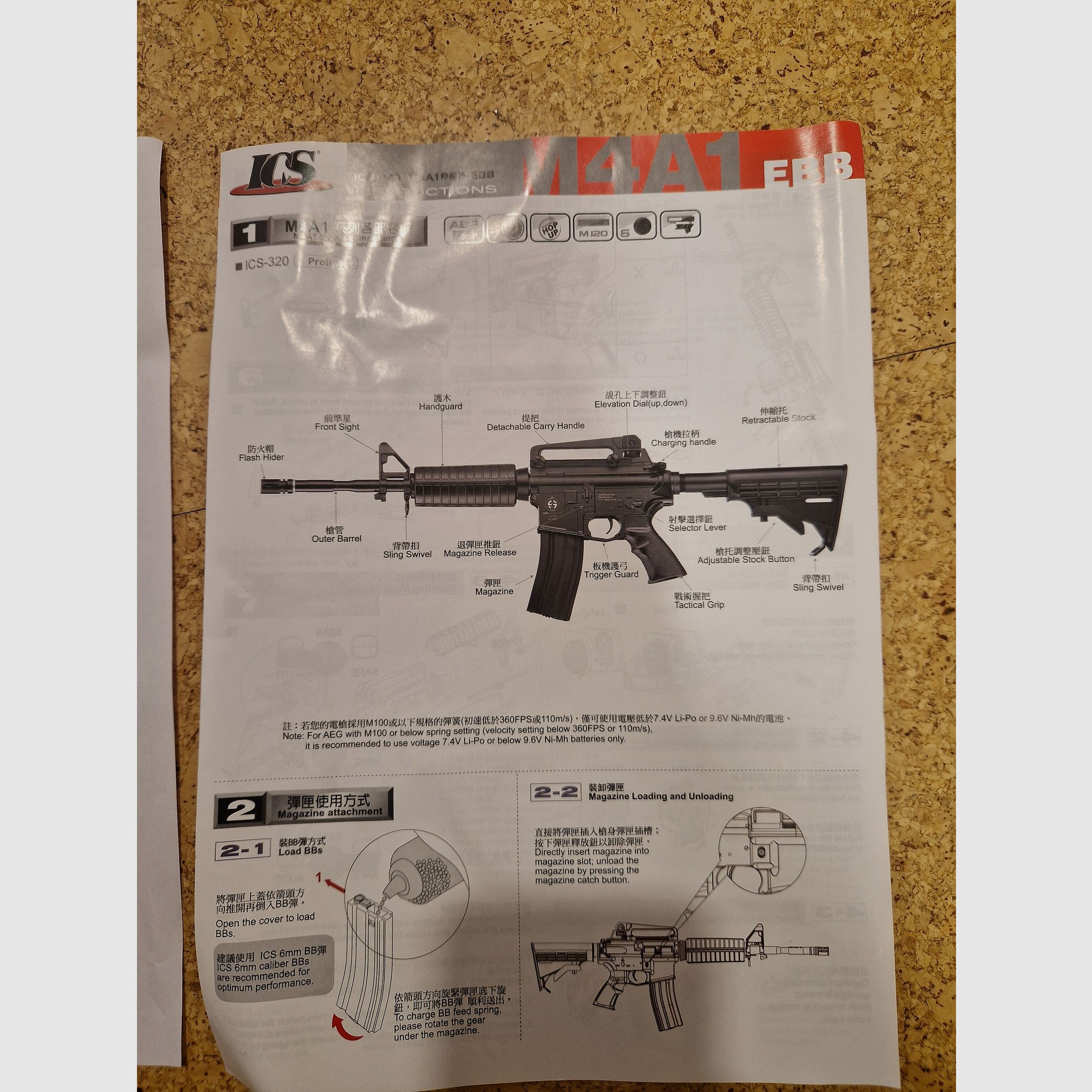 ICS-320 M4A1 SAEG