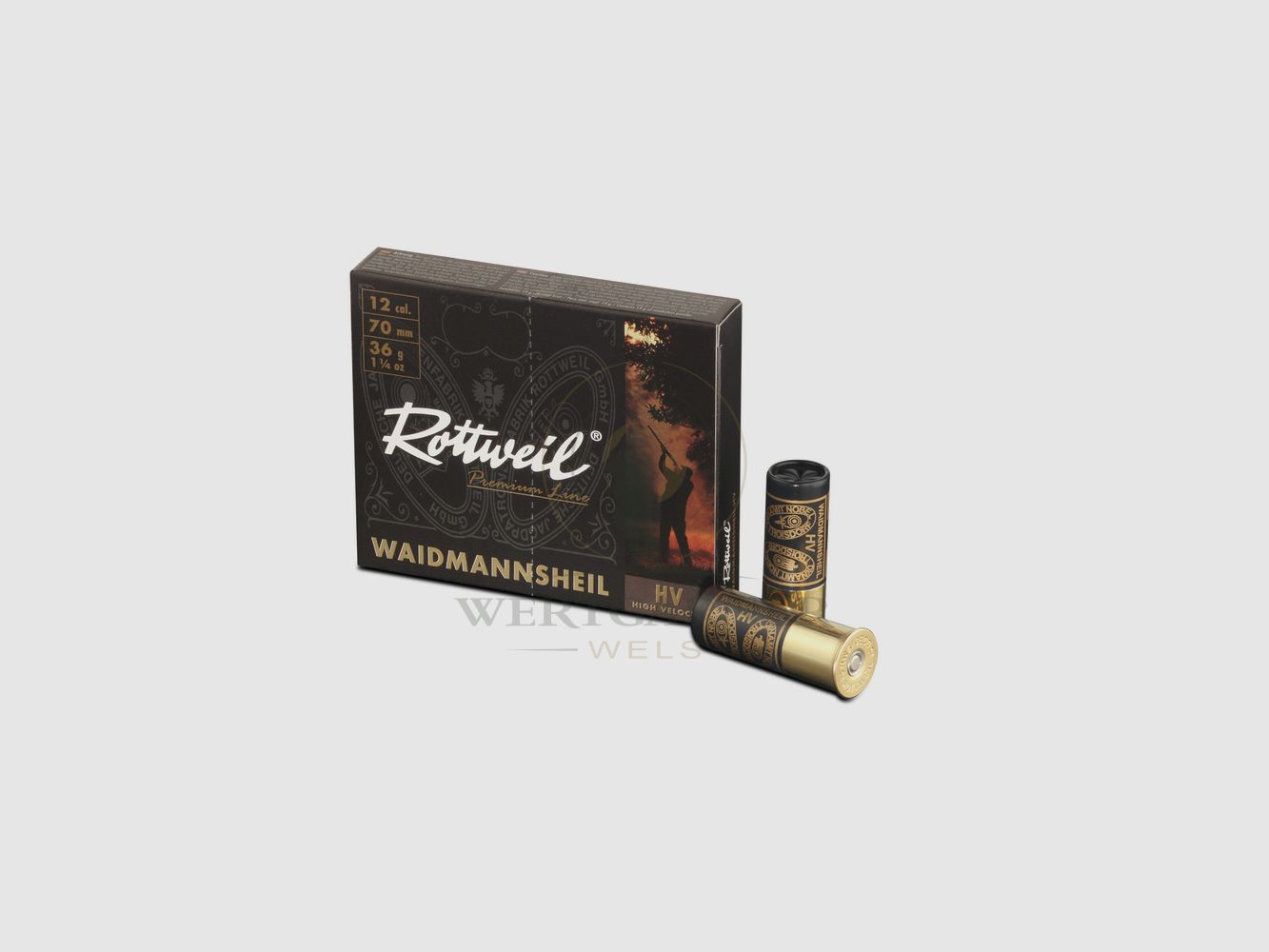 Rottweil Waidmannsheil Plastik HV 12/70 3,0mm 36g, Bild 1 von 3