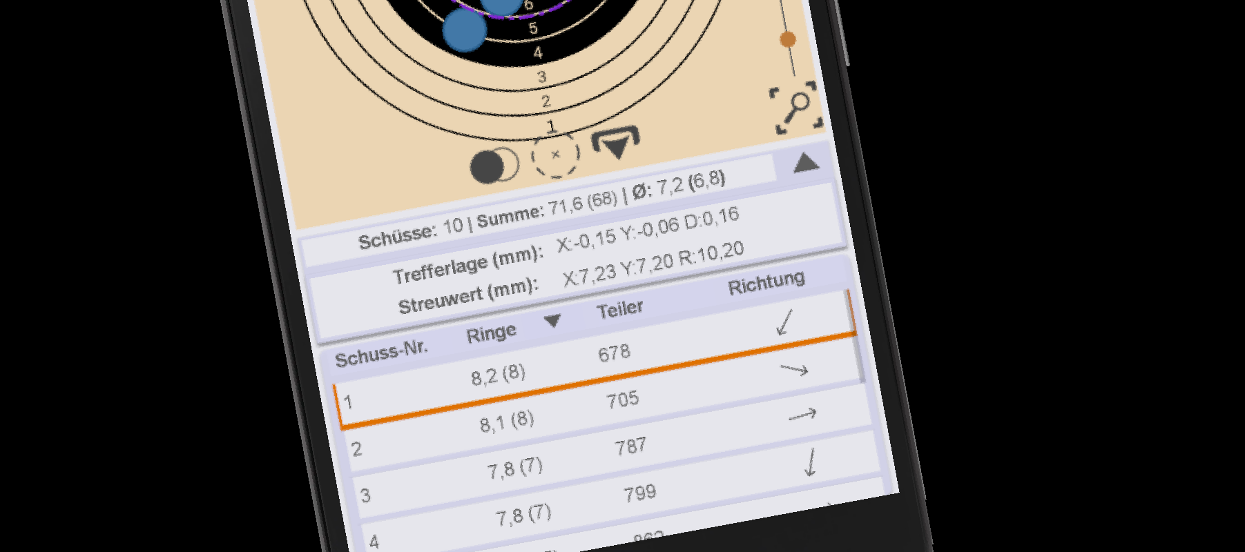 Blackhole - die perfekte App für Sportschützen