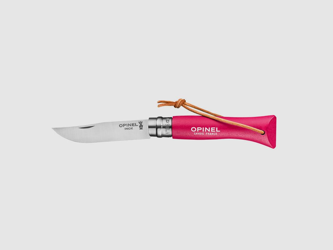 Faltmesser Opinel Baroudeur N°06 Inox Himbeere - OP002201