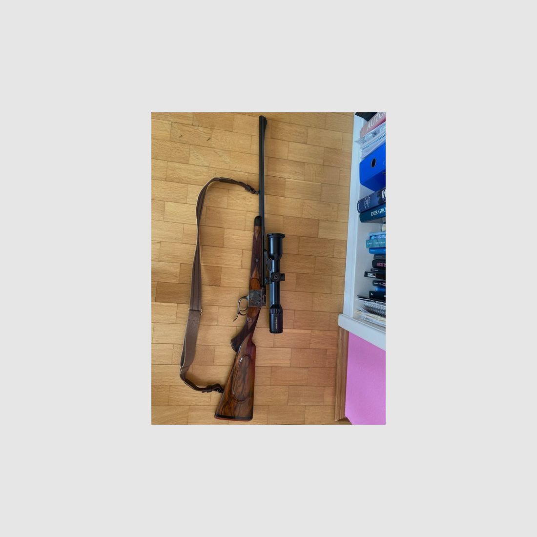 Blockbüchse Hagn von Ralf Martini Canada Gravur Florian Güllert, Bunthärung Herr Martini arbeitet nun bei Hartmann und Weiss 8x57IS 