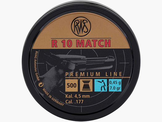 RWS 4,50mm Diabolo R 10 Match 0,45g