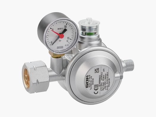 Gasregler 1,5 kg/h Komb.A x G1/4LH-KN UEDS Man.