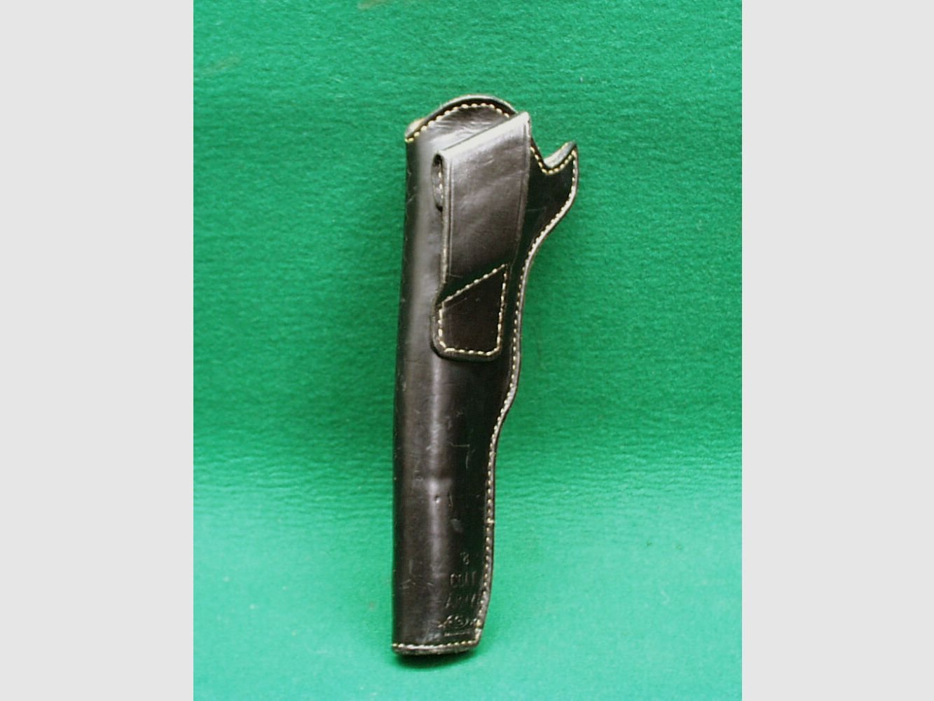 Fondato su misura in pelle, nero, per revolver da 8"
