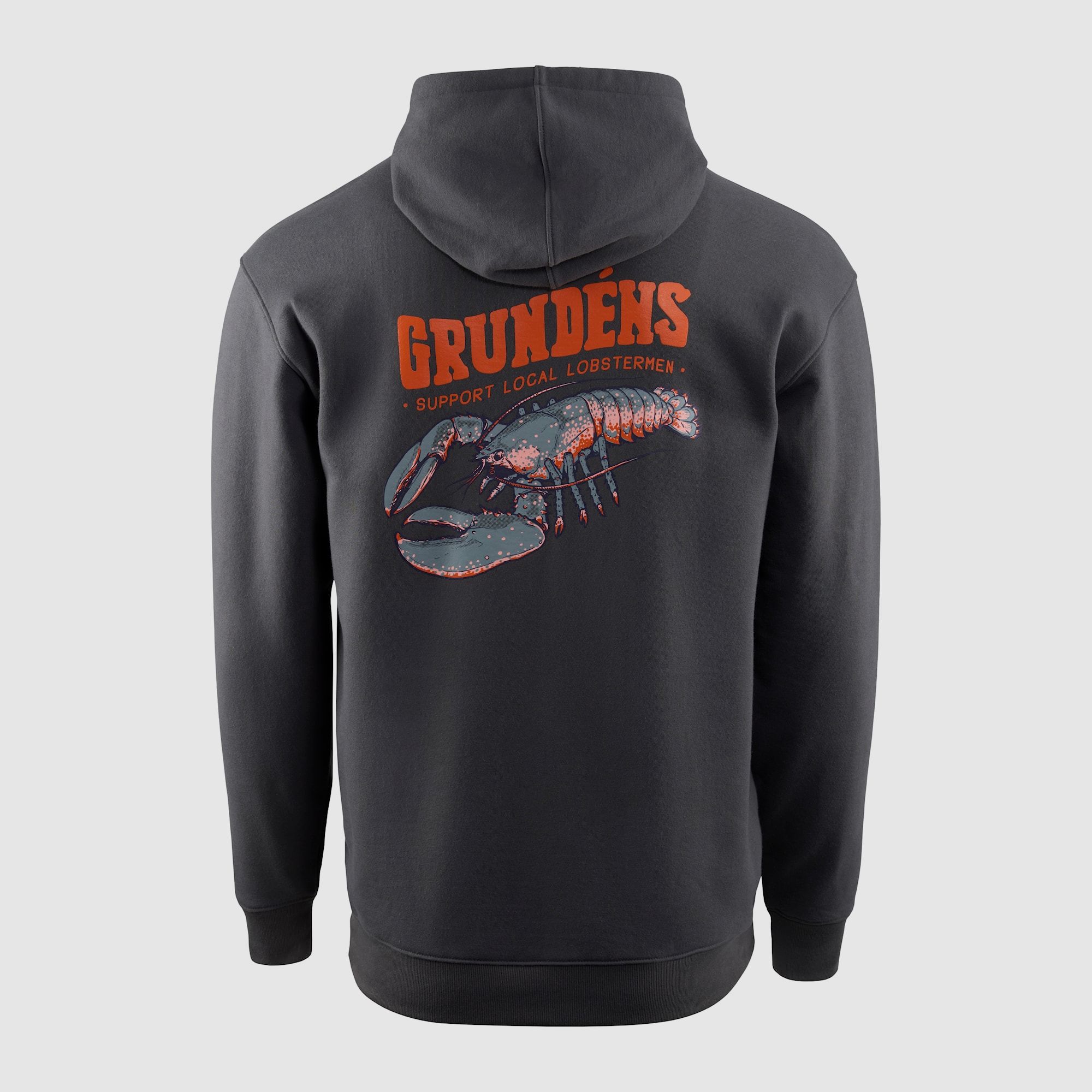 Grundens Displacement DWR Hoodie SL Lobsterman Anchor M