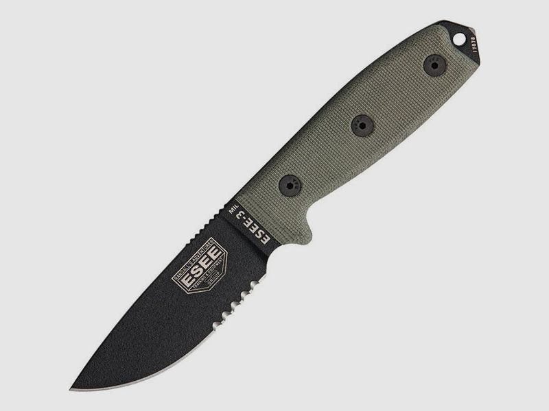 Survivalmesser MODEL 3 MIL, Teilwellenschliff, Bild 2 von 2
