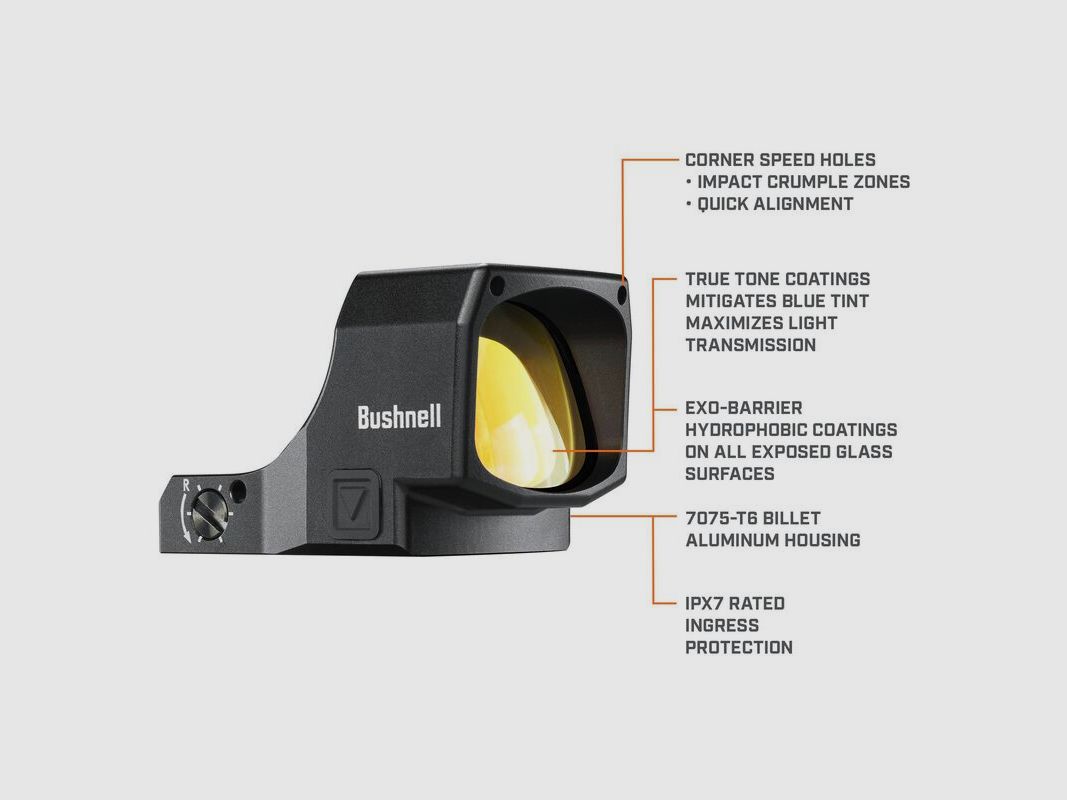 Bushnell Rotpunktvisier RXM-300 (RMS/RMSc-Footprint)
