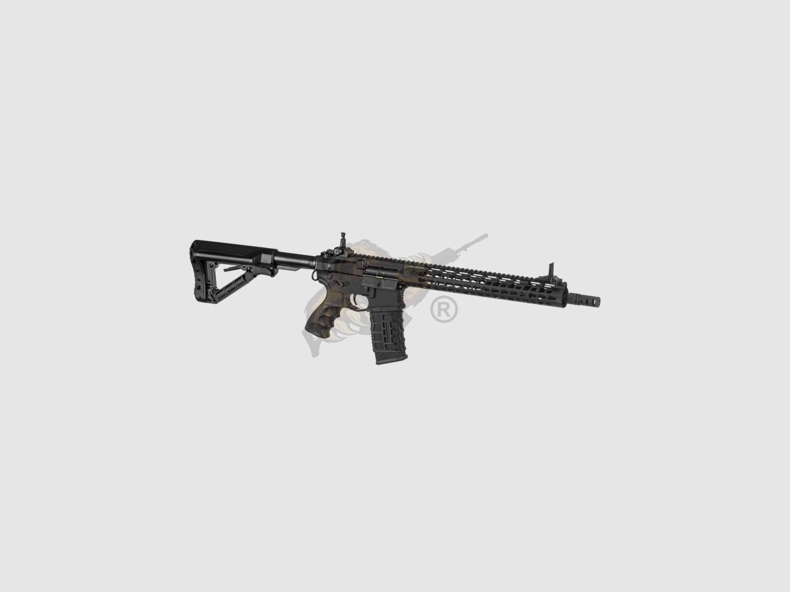 G&G GC16 Wild Hog 13.5" with ETU in Black Airsoft S-AEG free from 18