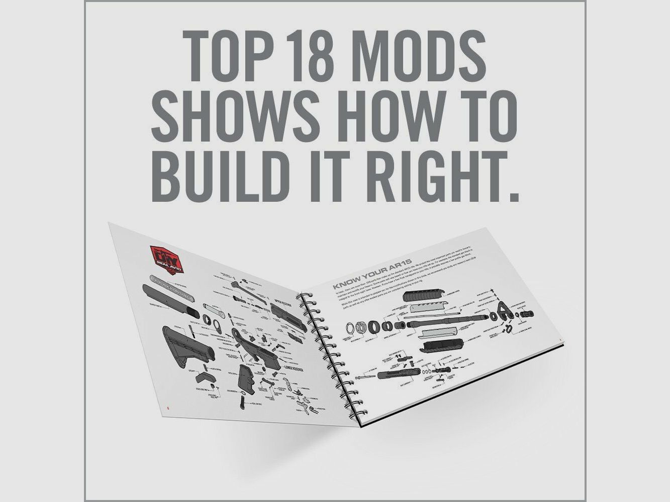Real Avid Top AR15 Mod's Livre d'instructions, image 3 sur 5