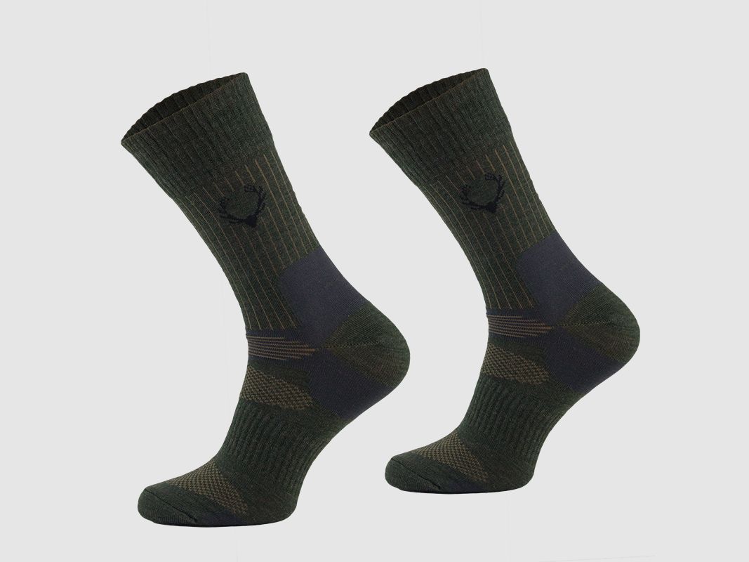Skarpety myśliwskie i outdoorowe Merino - Cienkie - SMW1/01 – Rozmiar buta: 39-42