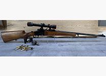 Fusil à bloc vertical - Fritz Langenhan Mod. 1936 + lunette Zielvier et .22lr